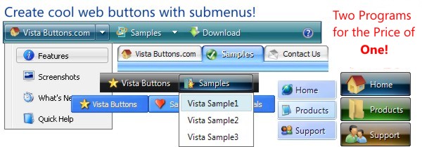 Vista Buttons