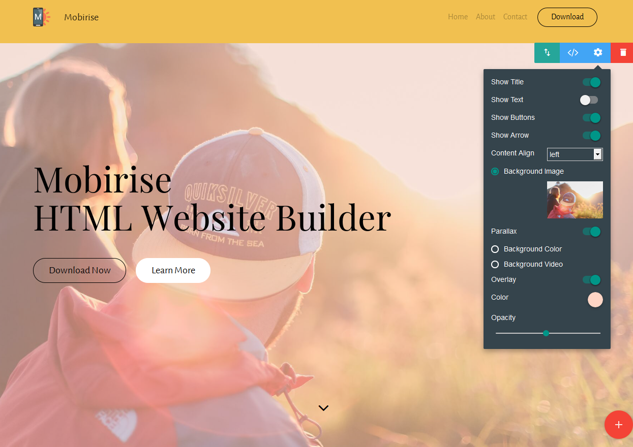 Mobirise HTML Website Builder