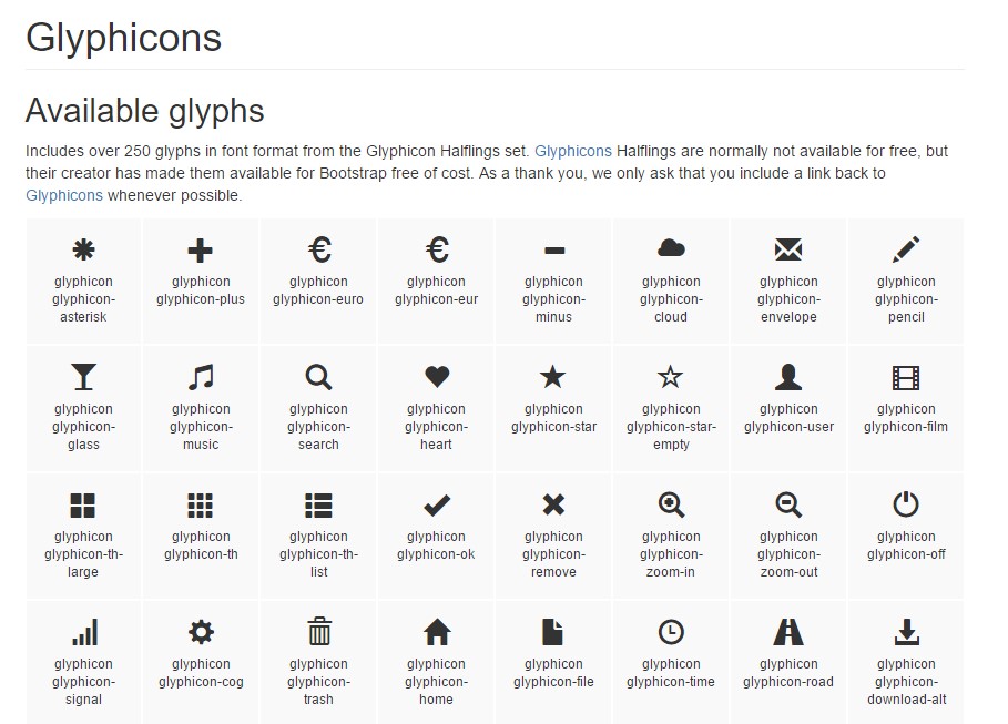 Bootstrap Icons official  documents