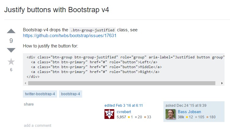 Justify buttons with Bootstrap v4
