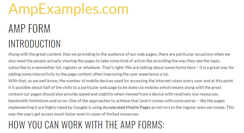 Why  do not we  look over AMP project and AMP-form  component?