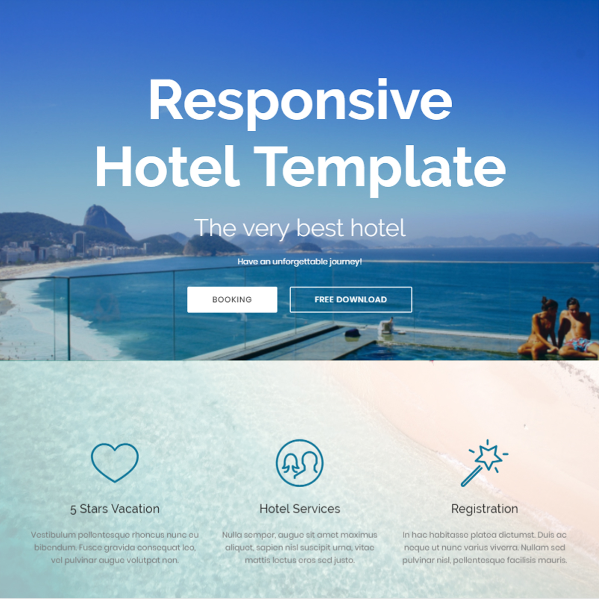 Free Bootstrap Hotel Themes