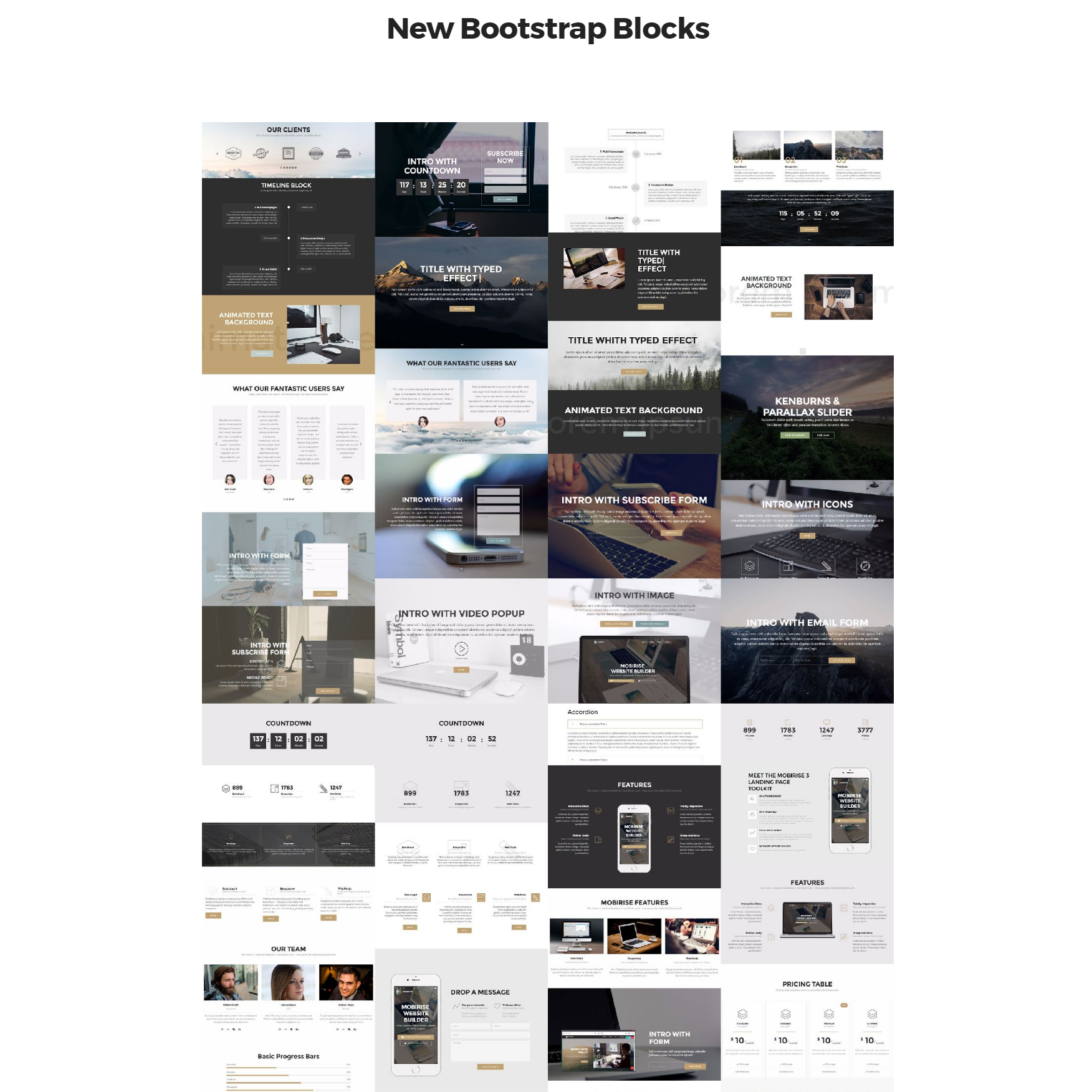 Free Download New Bootstrap Themes