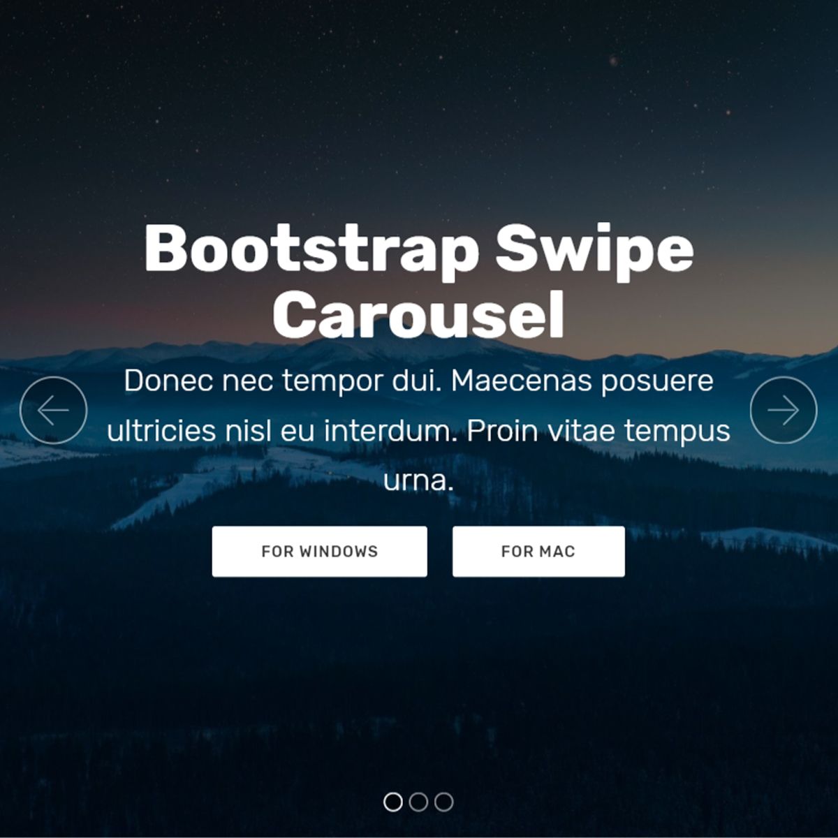 HTML5 Bootstrap Picture Slideshow